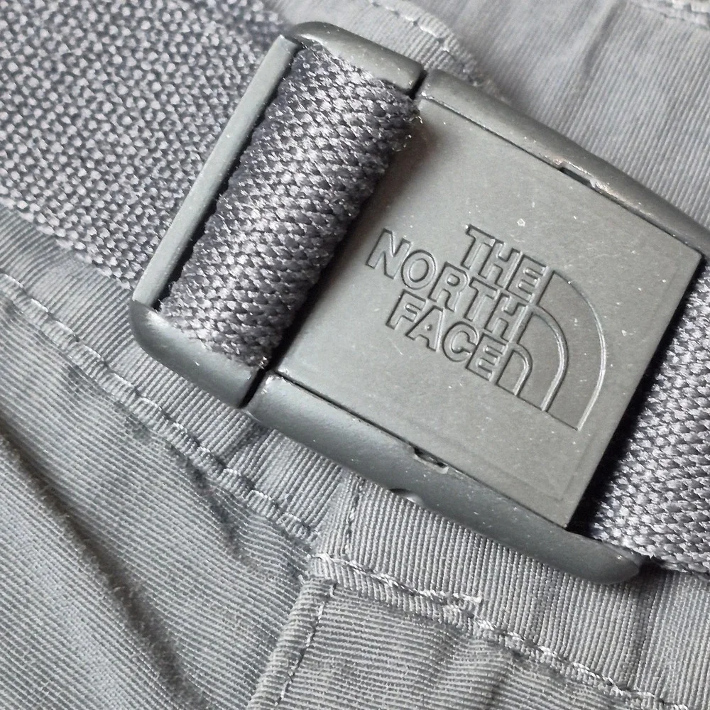 The North Face Men's L Convertible Cargo Hiking Pants Gray Zip Off Nylon Outdoor